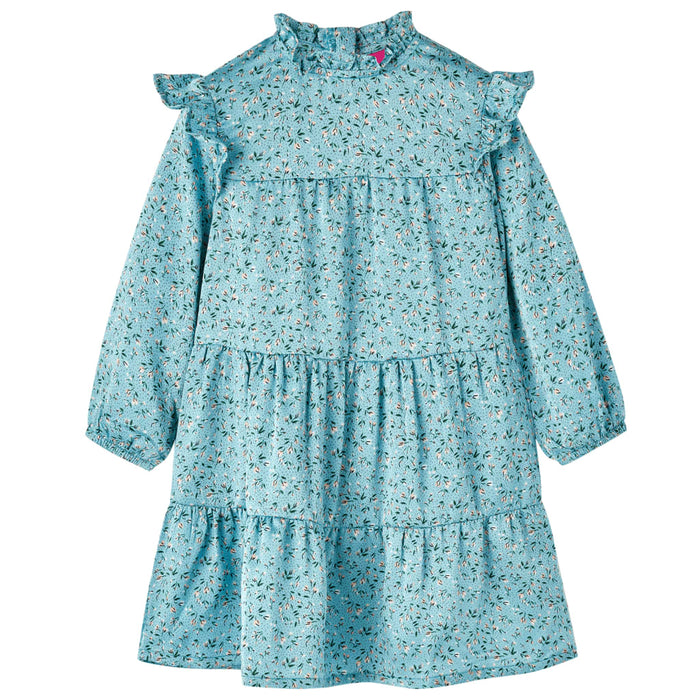 Abito da Bambina a Maniche Lunghe Blu 92cod mxl 84175