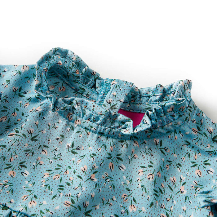 Abito da Bambina a Maniche Lunghe Blu 104cod mxl 108167