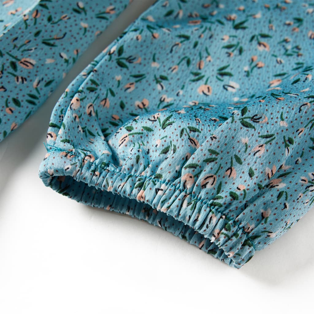 Abito da Bambina a Maniche Lunghe Blu 128 14327