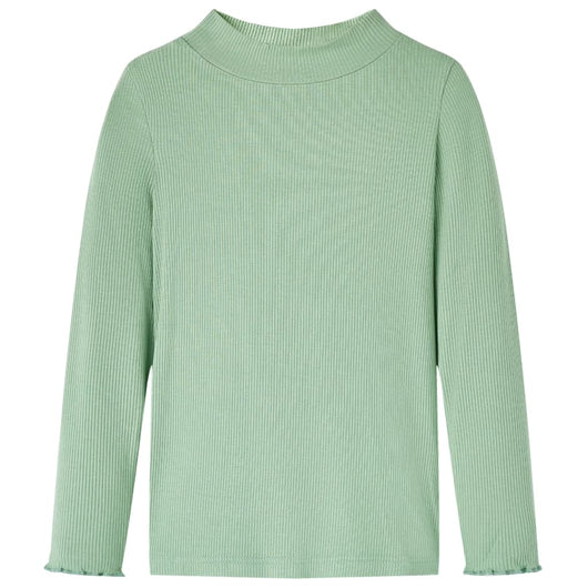 Maglietta da Bambina Maniche Lunghe a Lupetto Menta Scuro 92cod mxl 132012