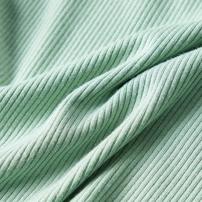 Maglietta da Bambina Maniche Lunghe a Lupetto Menta Scuro 104 14330