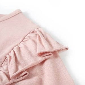 Maglietta da Bambina a Maniche Lunghe Rosa 128 14347