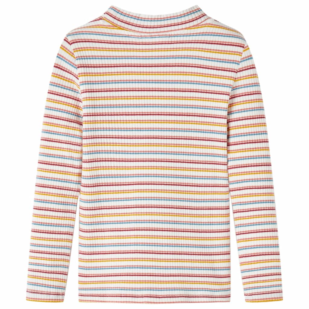 Maglietta da Bambina Maniche Lunghe a Lupetto Ecru 92 14354