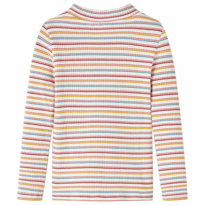 Maglietta da Bambina Maniche Lunghe a Lupetto Ecru 92 14354