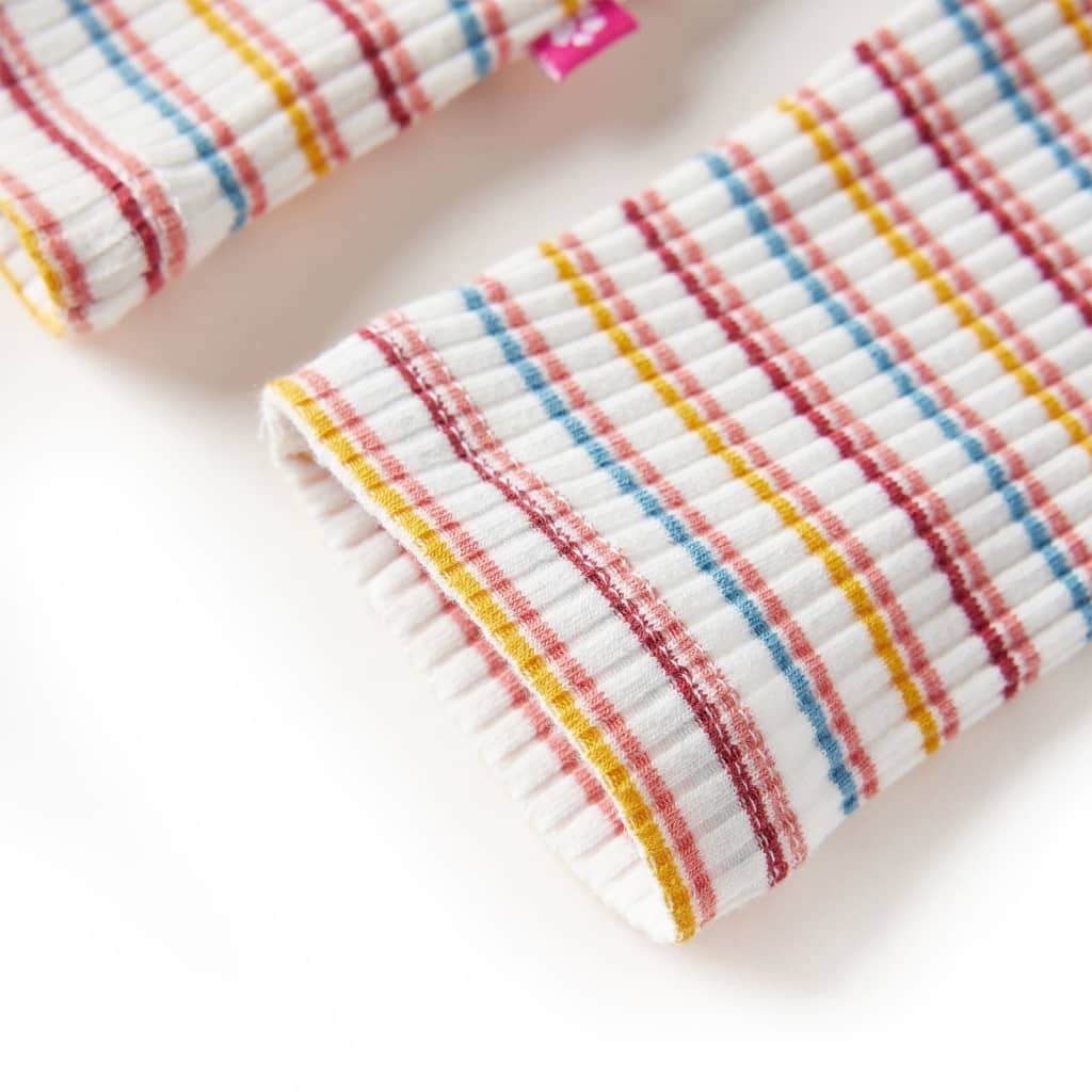 Maglietta da Bambina Maniche Lunghe a Lupetto Ecru 92 14354