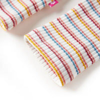 Maglietta da Bambina Maniche Lunghe a Lupetto Ecru 92 14354