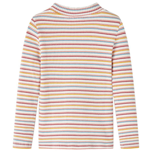 Maglietta da Bambina Maniche Lunghe a Lupetto Ecru 104