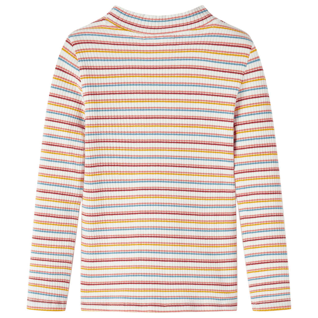 Maglietta da Bambina Maniche Lunghe a Lupetto Ecru 128cod mxl 132013