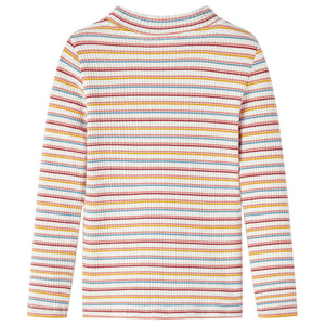 Maglietta da Bambina Maniche Lunghe a Lupetto Ecru 128cod mxl 132013