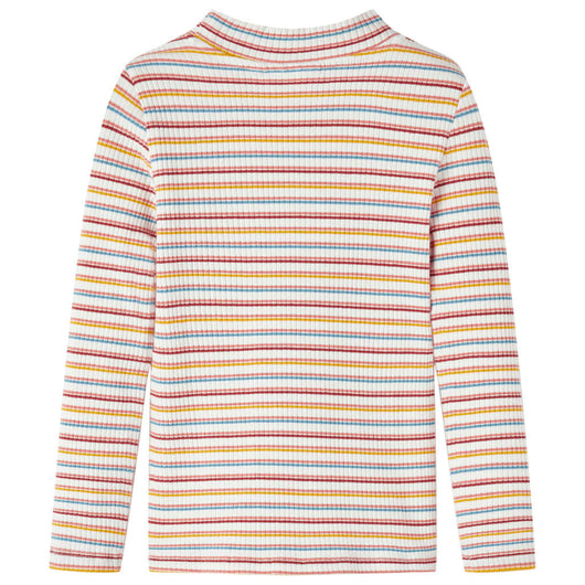 Maglietta da Bambina Maniche Lunghe a Lupetto Ecru 128cod mxl 132013