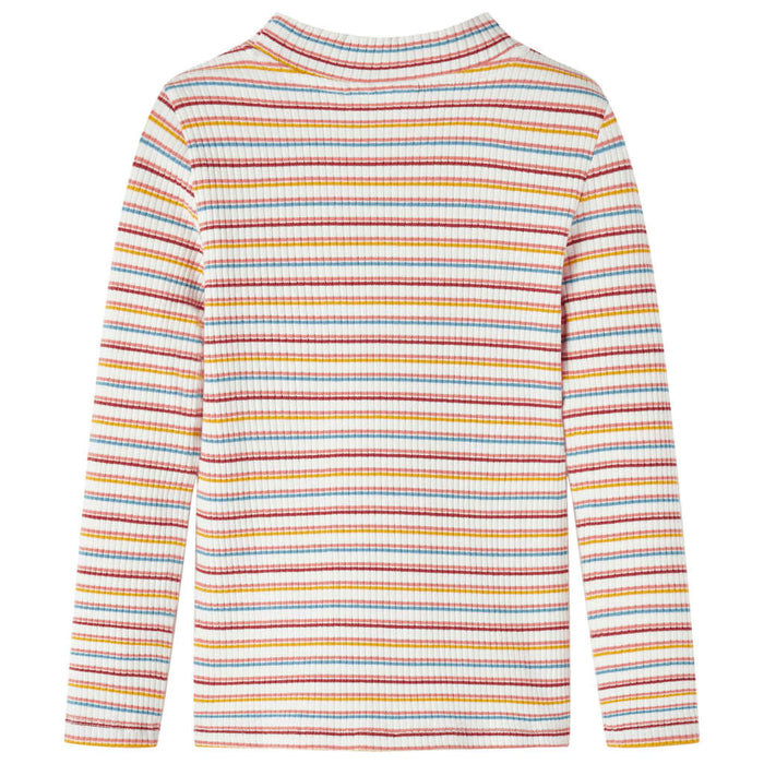 Maglietta da Bambina Maniche Lunghe a Lupetto Ecru 128cod mxl 132013