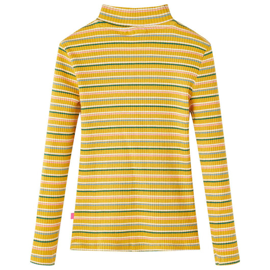 Maglietta da Bambina Maniche Lunghe a Lupetto Ocra 92cod mxl 108038