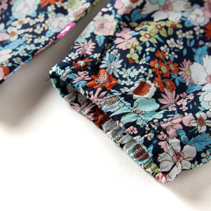 Camicia da Bambina a Maniche Lunghe Blu Scuro 92 14374