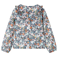 Camicia da Bambina a Maniche Lunghe Blu Scuro 104 14375