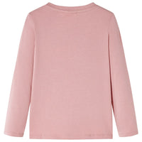 Maglietta da Bambina a Maniche Lunghe Rosa 128 14392