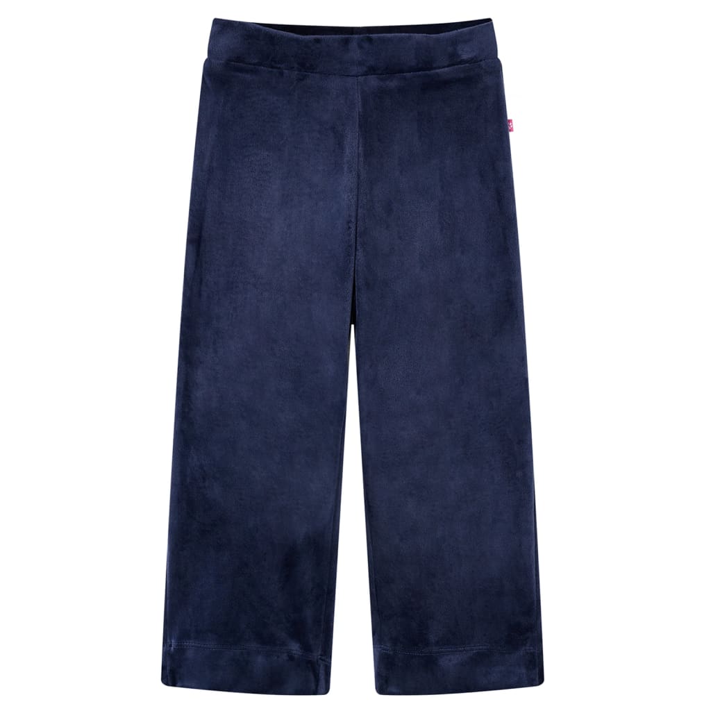 Pantaloni da Bambino in Velluto Blu Scuro 92cod mxl 108154
