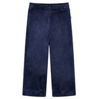 Pantaloni da Bambino in Velluto Blu Scuro 92cod mxl 108154