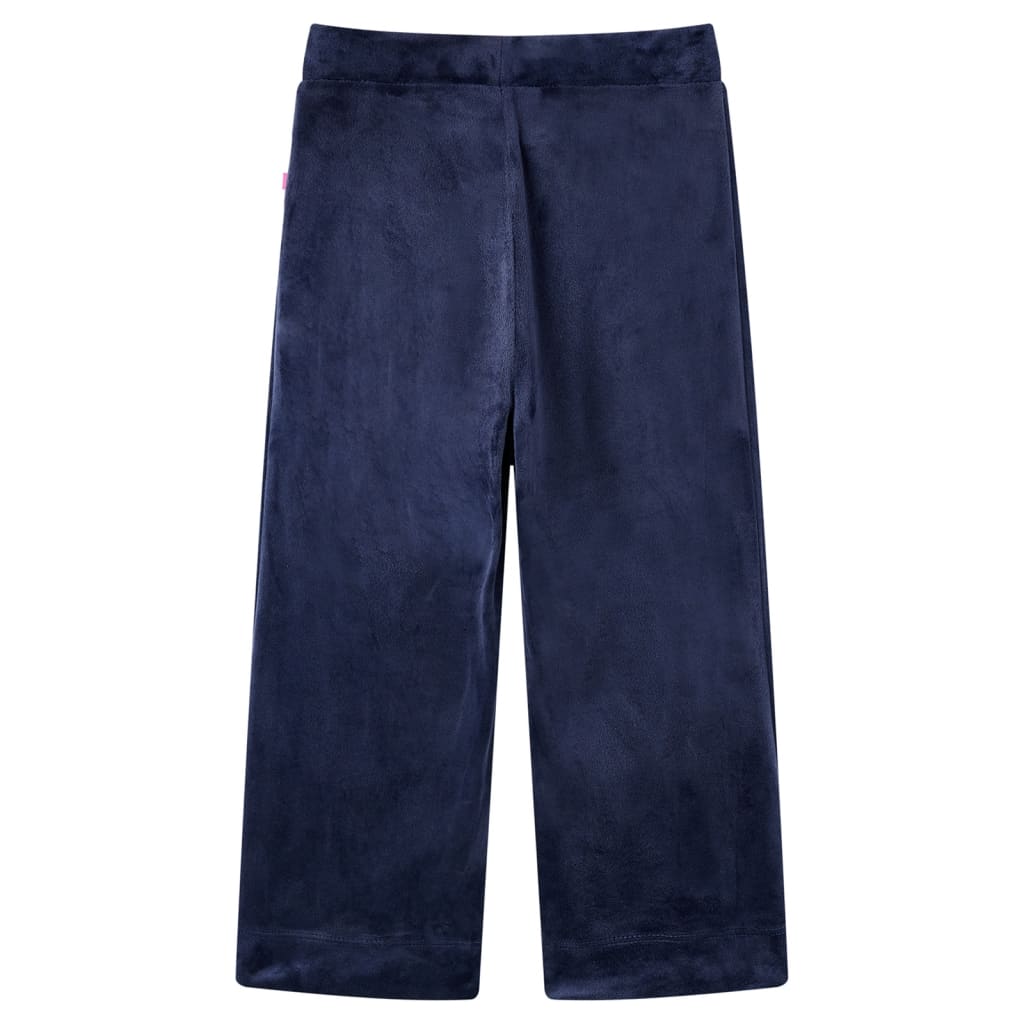 Pantaloni da Bambino in Velluto Blu Scuro 116cod mxl 93285