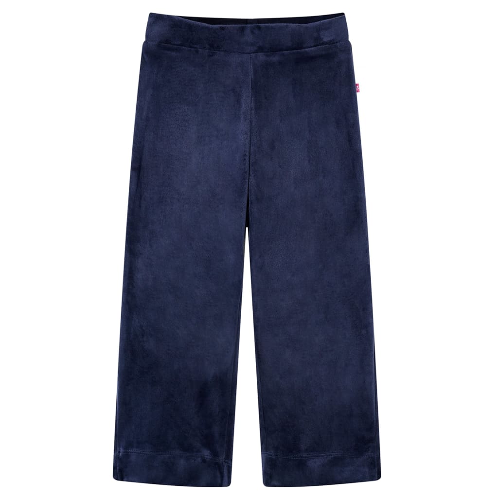 Pantaloni da Bambino in Velluto Blu Scuro 128cod mxl 108170