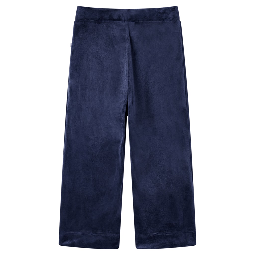 Pantaloni da Bambino in Velluto Blu Scuro 128cod mxl 108170