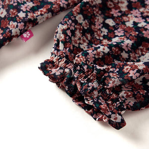 Camicia da Bambina a Maniche Lunghe Rosa Scuro 92 14404