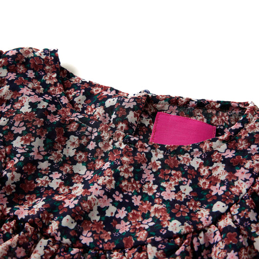 Camicia da Bambina a Maniche Lunghe Rosa Scuro 104 14405
