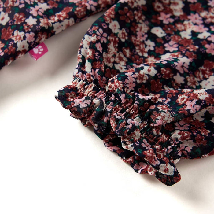 Camicia da Bambina a Maniche Lunghe Rosa Scuro 104 14405