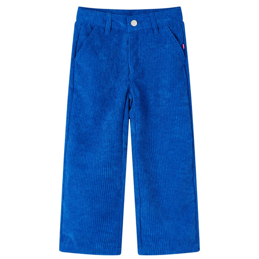 Pantaloni per Bambini in Velluto a Coste Blu Cobalto 116cod mxl 108288