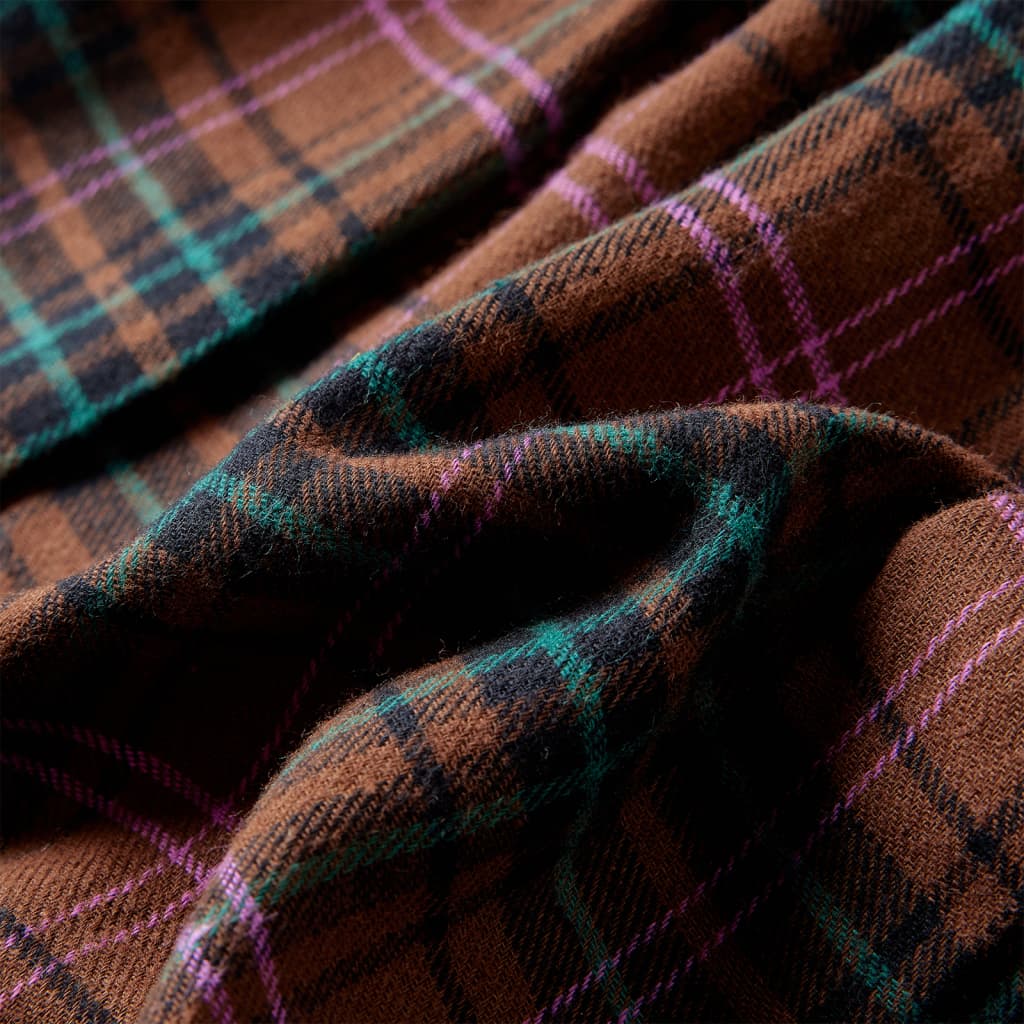 Abito da Bambina a Maniche Lunghe Cognac 92 14449