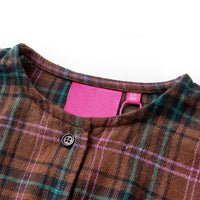 Abito da Bambina a Maniche Lunghe Cognac 104 14450