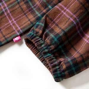 Abito da Bambina a Maniche Lunghe Cognac 104