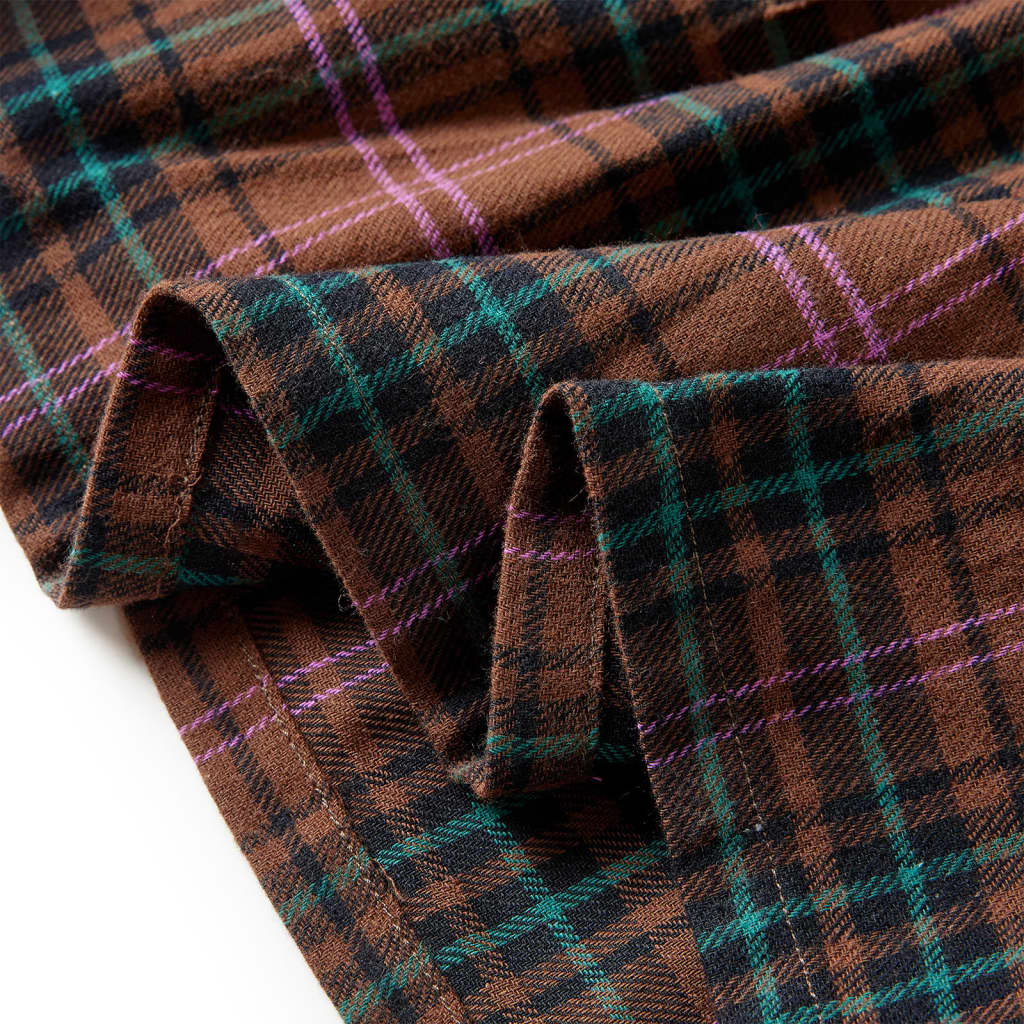 Abito da Bambina a Maniche Lunghe Cognac 116