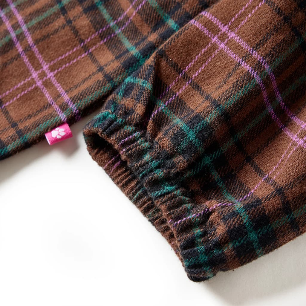 Abito da Bambina a Maniche Lunghe Cognac 128 14452