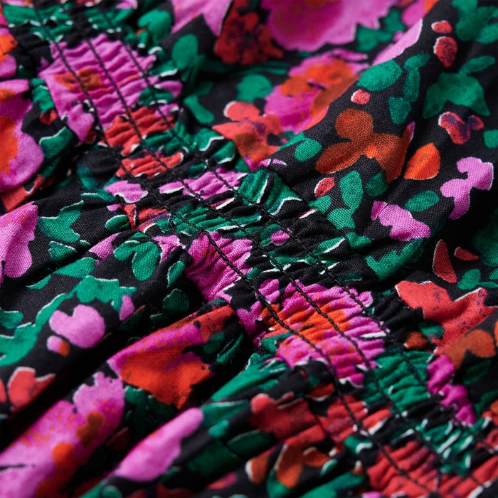 Abito da Bambina a Maniche Lunghe Fucsia 104 14475