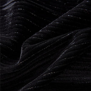 Gonna da Bambina con Vita Leopardata Nera 116 14481