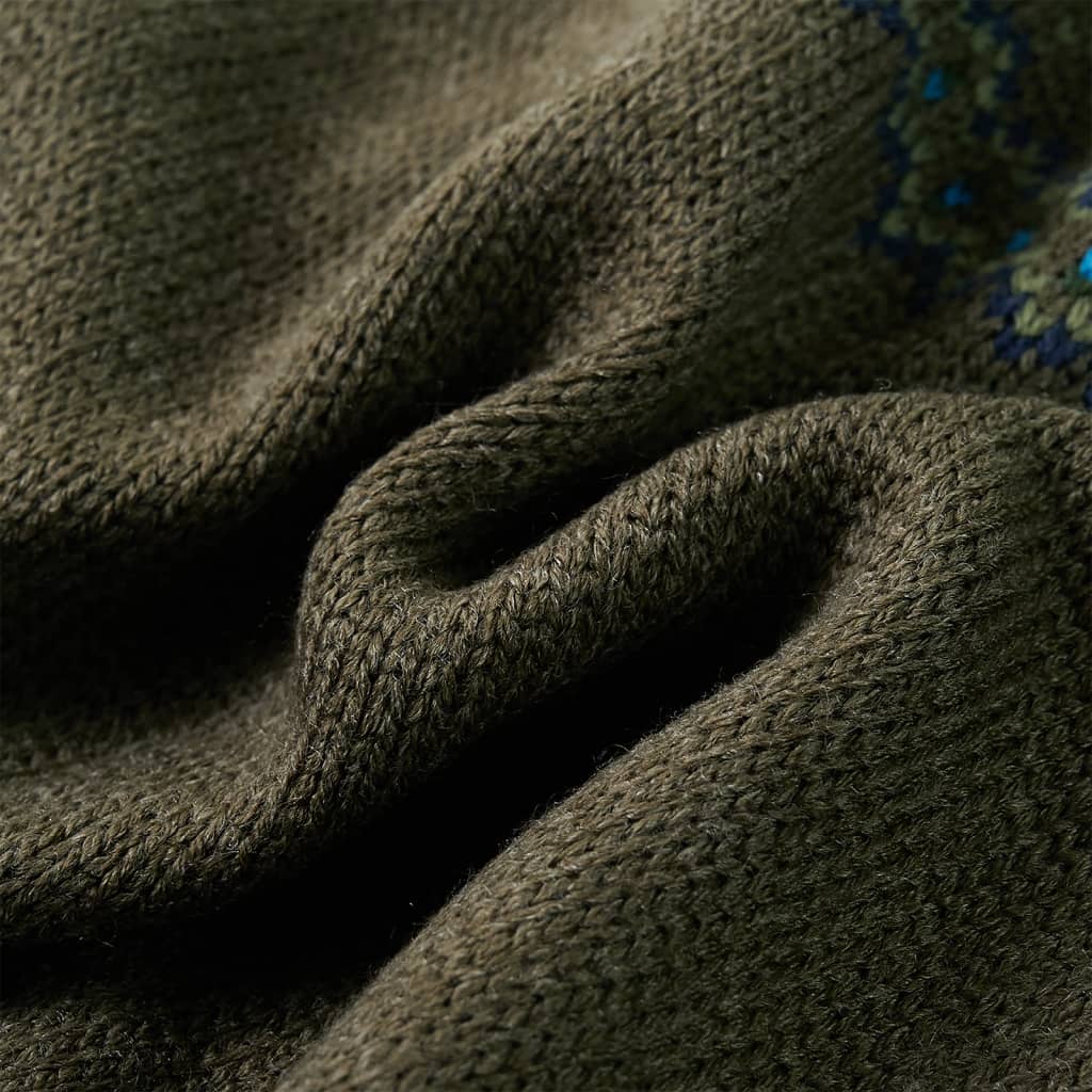 Maglione per Bambini Lavorato a Maglia Cachi 92