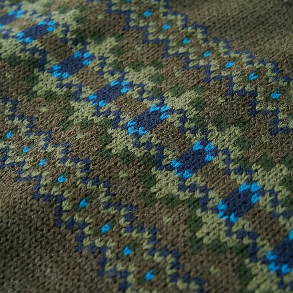 Maglione per Bambini Lavorato a Maglia Cachi 116 14486