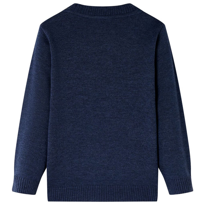 Maglione per Bambini Lavorato a Maglia Blu Marino 92