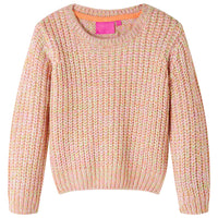 Maglione da Bambina Lavorato a Maglia Rosa Tenue 116cod mxl 117293