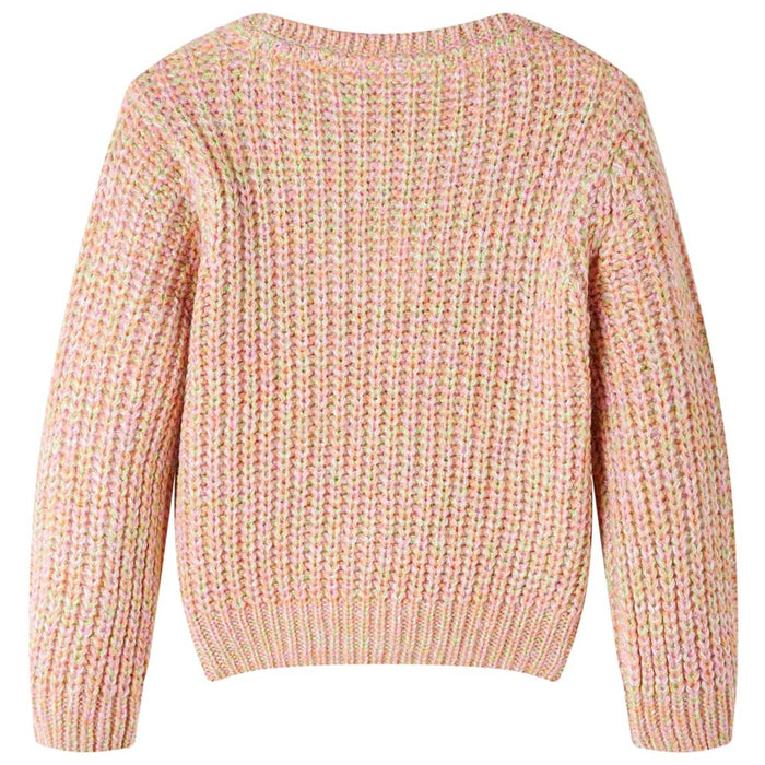 Maglione da Bambina Lavorato a Maglia Rosa Tenue 128cod mxl 84437
