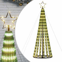 Illuminazione Albero di Natale a Cono 275LED Bianco Caldo 180cmcod mxl 83421