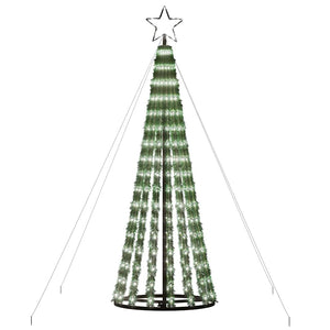 Albero di Natale a LED 275 LED Bianco Freddo 180 cm 358065