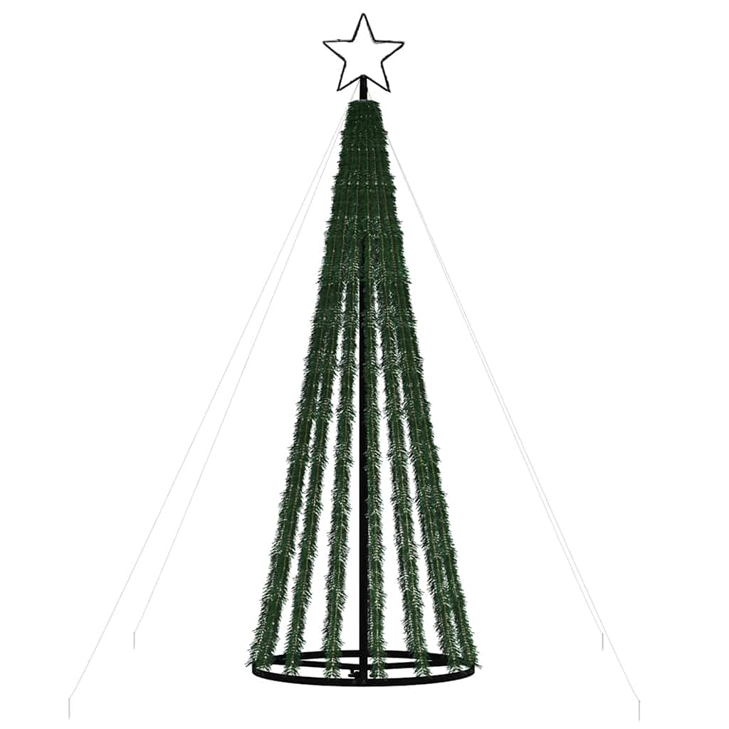 Albero di Natale a LED 275 LED Bianco Freddo 180 cm 358065