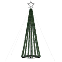 Albero di Natale a LED 275 LED Bianco Freddo 180 cm 358065
