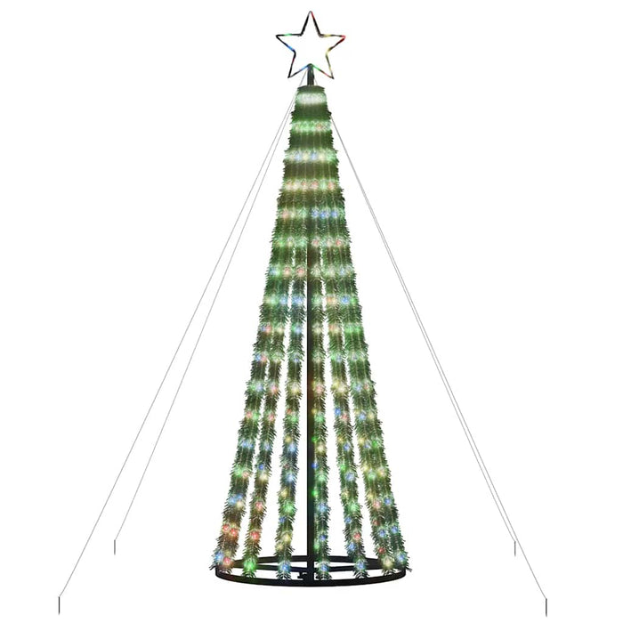Albero di Natale a LED 275 LED Colorato 180 cm 358067