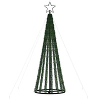 Albero di Natale a LED 275 LED Colorato 180 cm 358067