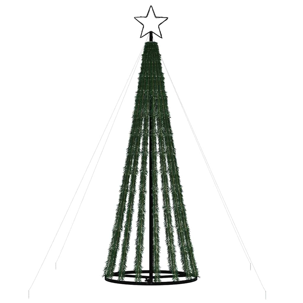 Albero di Natale a LED 275 LED Colorato 180 cm 358067
