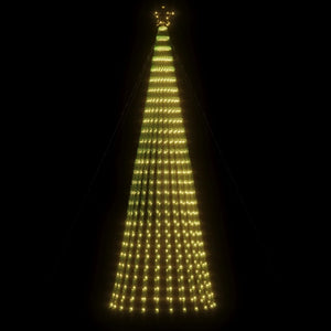 vidaXL Albero di Natale a LED 688 LED Bianco Caldo 300 cm