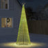Albero di Natale a LED 688 LED Bianco Caldo 300 cm 358068