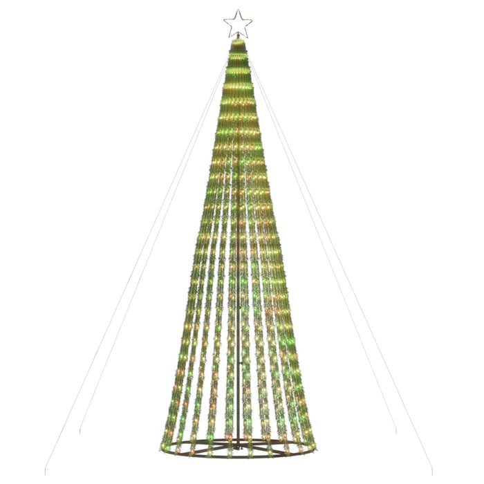 Albero di Natale a LED 688 LED Colorato 300 cm 358071